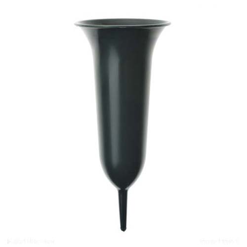 Trumpet Grave Vase Cone Spike - 12cm